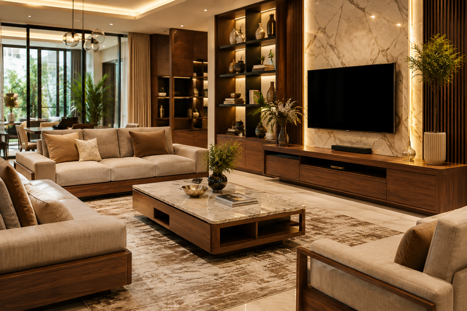 Showroom seating display