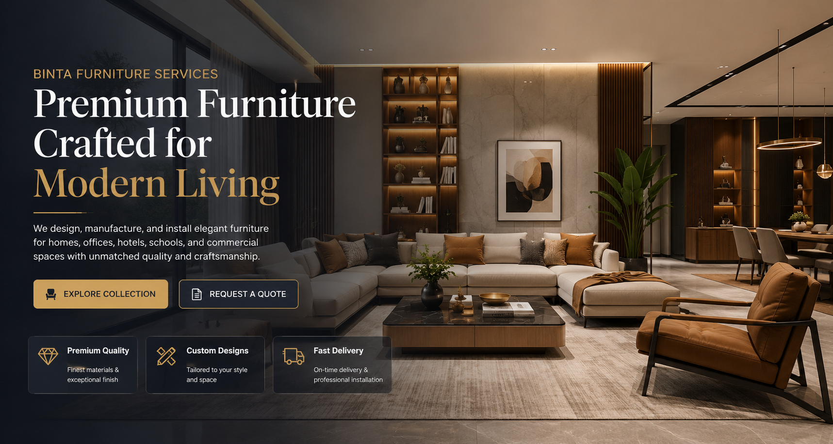Premium furniture showroom
